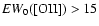 ${\it EW}_0(\rm [OII]) >15$