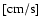 $\rm [cm/s]$