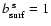 $b_{\rm surf}^{~\rm s}=1$