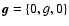 ${\vec g}=\{0,g,0\}$