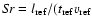 ${\it Sr} =l_{\rm ref}/(t_{\rm
ref}v_{\rm ref}$