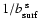 $1/b^{~\rm s}_{\rm surf}$