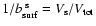 $1/b_{\rm
surf}^{\rm ~s}=V_{\rm s}/V_{\rm tot}$