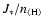 $J_*/n_{\langle{\rm H}\rangle}~$