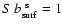 $S~b_{\rm surf}^{~\rm s}=1$
