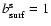 $b_{\rm surf}^{\rm s}=1$