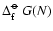 $\Delta_{\rm f}^{\hbox{$\rm\hspace{0.1ex}\circ\hspace{-1.275ex}-$ }}\hspace{-0.2ex}G(N)$