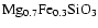 $\rm Mg_{0.7}Fe_{0.3}SiO_3$