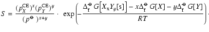 $\displaystyle S = \frac{(p^{\rm CE}_X)^x (p_Y^{\rm CE})^y}{(p^{\hbox{$\rm\hspac...
...\hspace{0.1ex}\circ\hspace{-1.275ex}-$ }}\hspace{-0.2ex}G[Y]}
{RT}\right) \cdot$