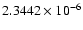 $2.3442\times 10^{-6}$