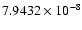 $7.9432\times 10^{-8}$