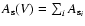 $A_{\rm s}(V)=\sum_i A_{{\rm s}_i}$
