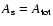 $A_{\rm s}=A_{\rm
tot}$