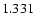 $\rm 1.331$