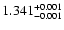 $\rm 1.341^{+0.001}_{-0.001}$