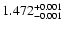 $\rm 1.472^{+0.001}_{-0.001}$