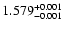 $\rm 1.579^{+0.001}_{-0.001}$