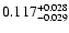 $\rm0.117^{+0.028}_{-0.029}$