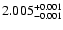 $\rm 2.005^{+0.001}_{-0.001}$
