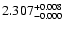 $\rm 2.307^{+0.008}_{-0.000}$