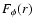 $F_{\phi}(r)$