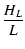 $\displaystyle %
\frac{H_{L}}{L}$