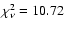 $\chi^2_\nu=10.72$