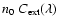 $n_0 \; C_{\rm ext}(\lambda)$