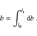 \begin{displaymath}b=\int_{l_0}^{l_1} {\rm d}b\; .
\end{displaymath}