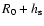 $R_0+h_{\rm s}$