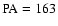 $\rm PA=163$