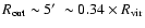 $R_{\rm
out}\sim5\hbox{$^\prime$ }\sim0.34\times {R}_{\rm vir}$