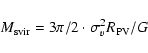 \begin{displaymath}M_{\rm svir}=3\pi/2 \cdot \sigma_{v}^2{R}_{\rm PV}/G
\end{displaymath}