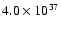 $4.0\times10^{37}$