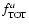 $f_{\rm TOT}^{a}$