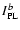 $I_{\rm PL}^{b}$