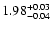 $\rm 1.98^{+0.03}_{-0.04}$