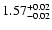 $\rm 1.57^{+0.02}_{-0.02}$