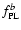 $f_{\rm PL}^{b}$