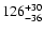 $\rm 126^{+30}_{-36}$