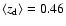 $\langle z_{\rm d} \rangle = 0.46$