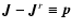 $\bm{J}-\bm{J}^r\equiv\bm{p}$