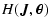 $\displaystyle %
H(\bm{J}, \bm{\theta})$
