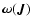 $\bm{\omega}(\bm{J})$