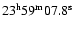 $\rm 23^h59^m07.8^s$