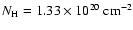 $N_{\rm H} =
1.33\times 10^{20}~\rm cm^{-2}$