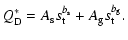 $\displaystyle Q\ensuremath{_{\rm D}} ^* = A\ensuremath{_{\rm s}} s_{\rm t}^{b\e...
...emath{_{\rm s}} } + A\ensuremath{_{\rm g}} s_{\rm t}^{b\ensuremath{_{\rm g}} }.$