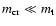 $m\ensuremath{_{\rm cr}}\ll m_{\rm t}$