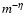 $m^{-\eta}$