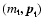 $(m_{\rm t}, {\vec p}_{\rm t})$